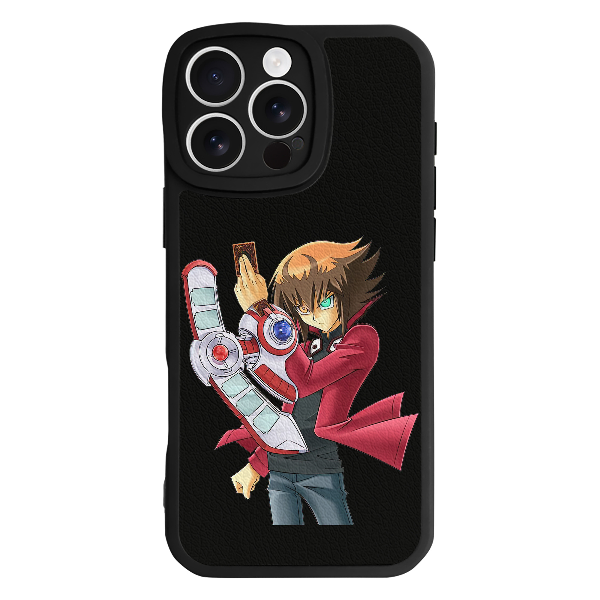 遊☆戯☆王 Yu-Gi-Oh! 【iPhone 16シリーズ対応】シリコンスマホケース（レザー調） 材質：シリコン